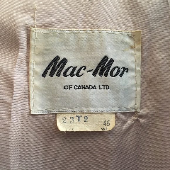 EUC 46 Chest Mac Mor Tan Leather leather coat - Picture 2 of 9